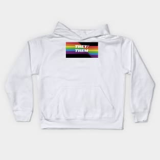 They/them Kids Hoodie